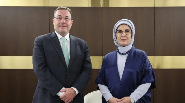 Emine Erdoğan BM Kalkınma Programı İcra Direktörü Steiner ile görüştü